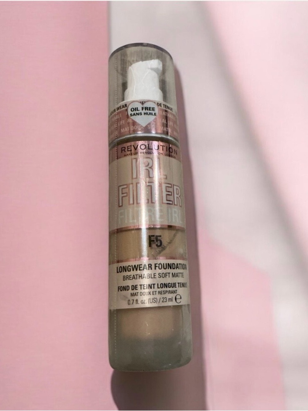 Revolution Pro Filter Longwear Foundation F5 Beige